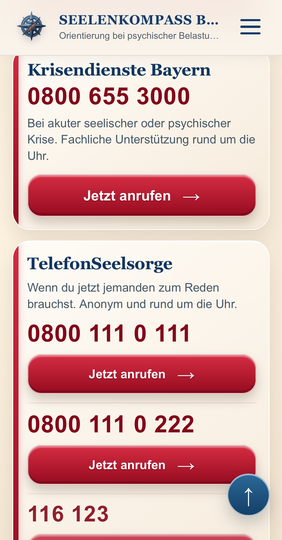 Neue Smartphone-Soforthilfe mit Krisendiensten Bayern und TelefonSeelsorge